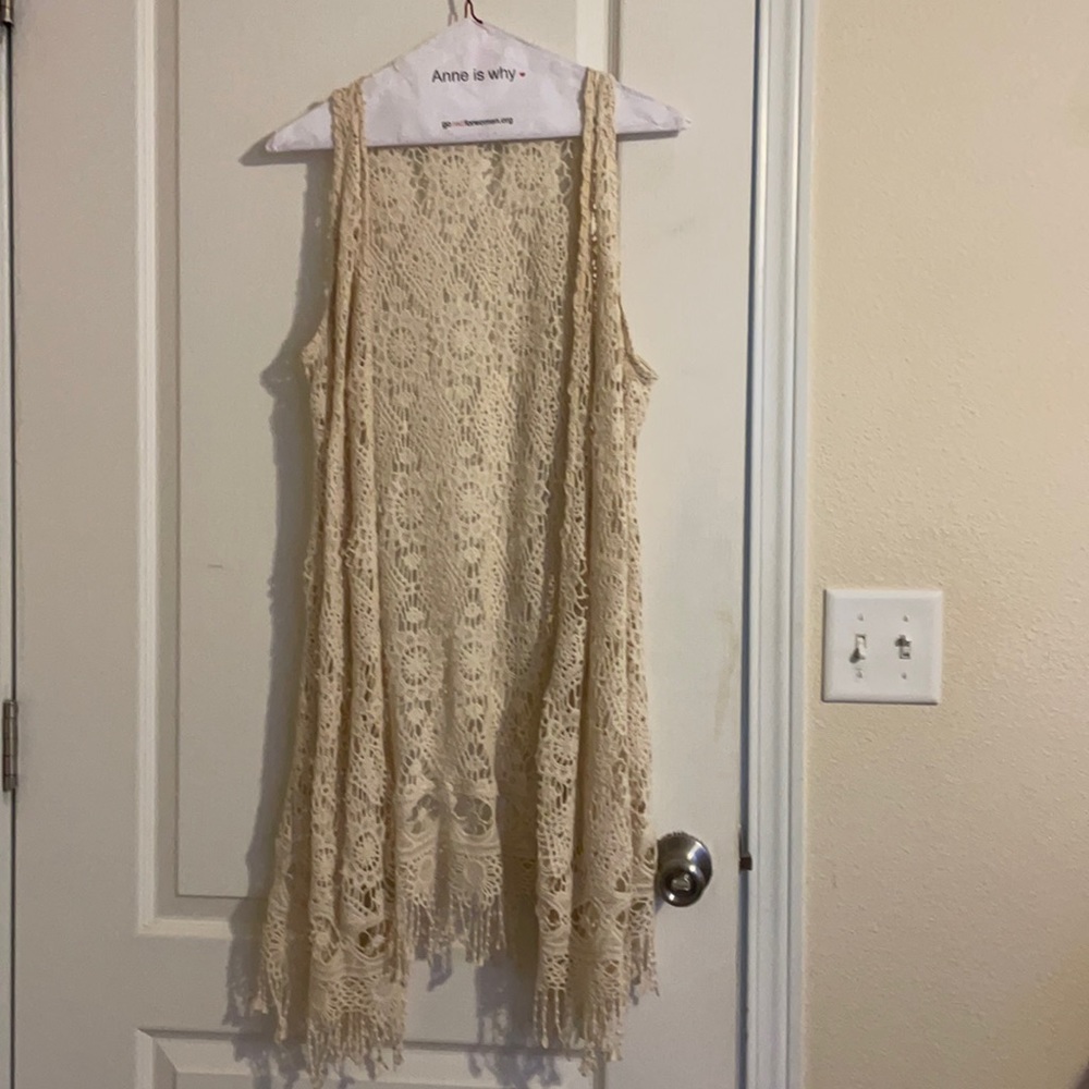 Lace kimono
